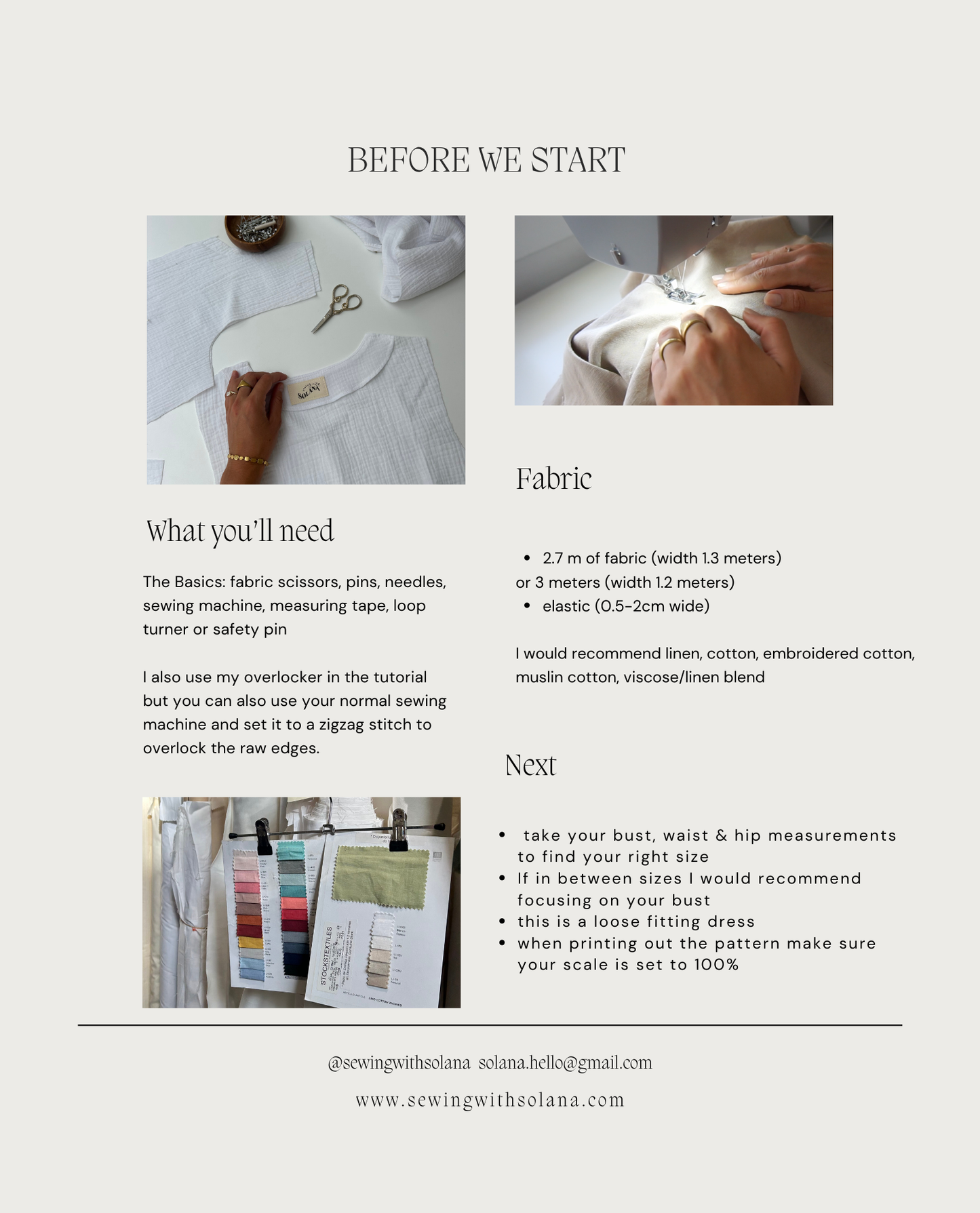 Lucy Dress - Digital Sewing Pattern