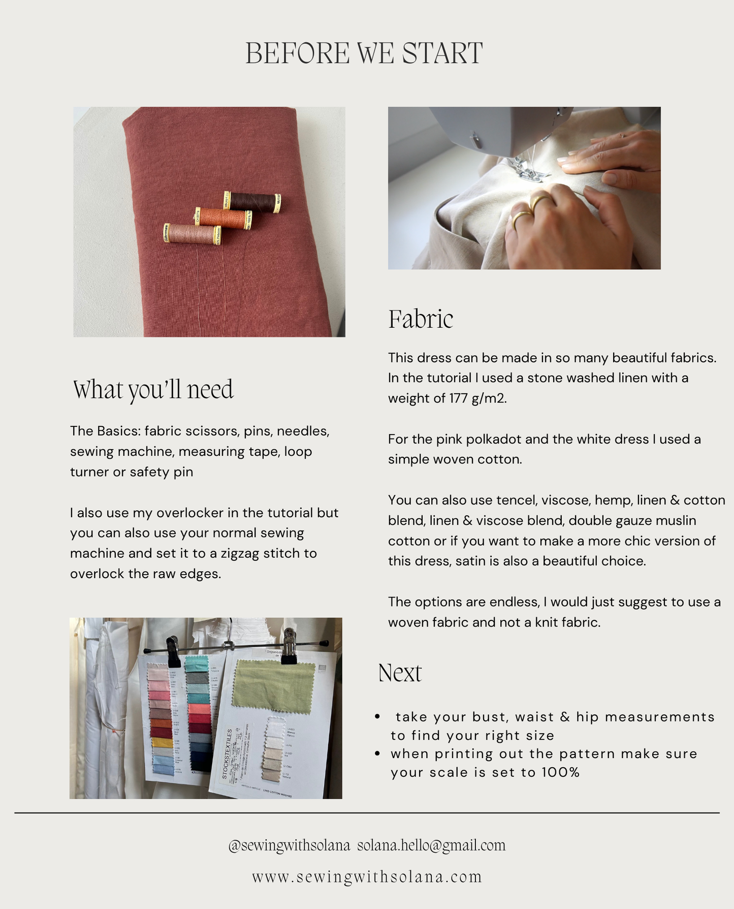 Valerie Dress - Digital Sewing Pattern