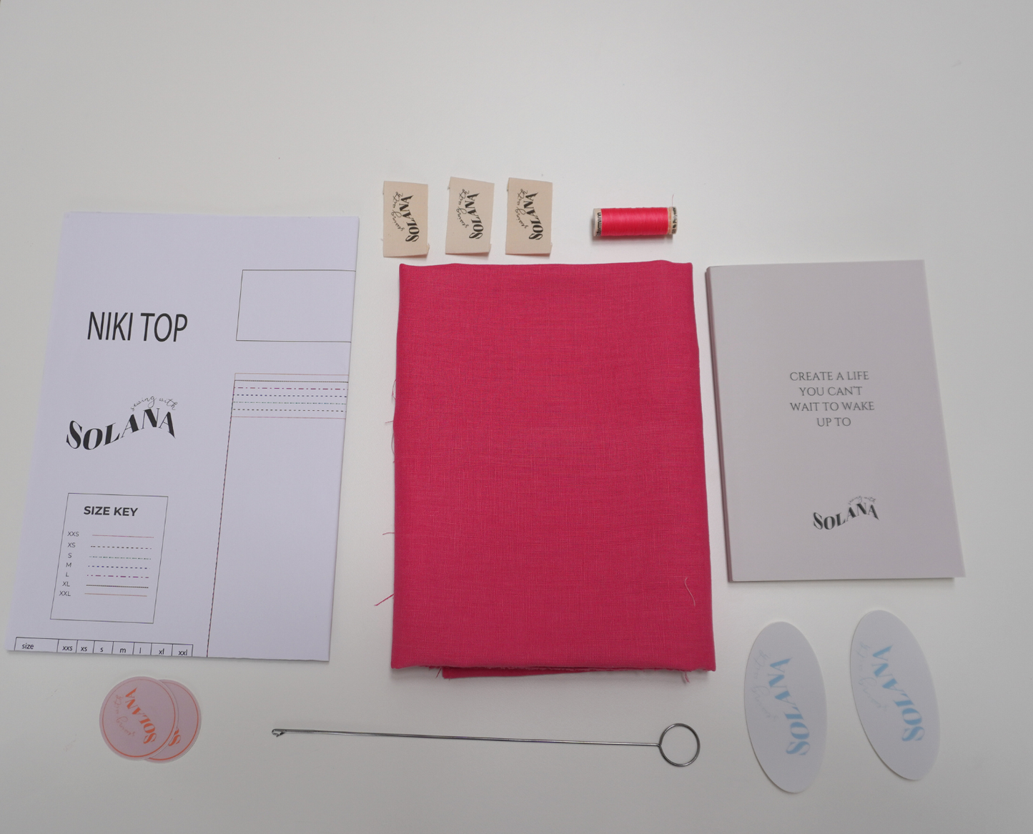 Niki Top Sewing Box - pink