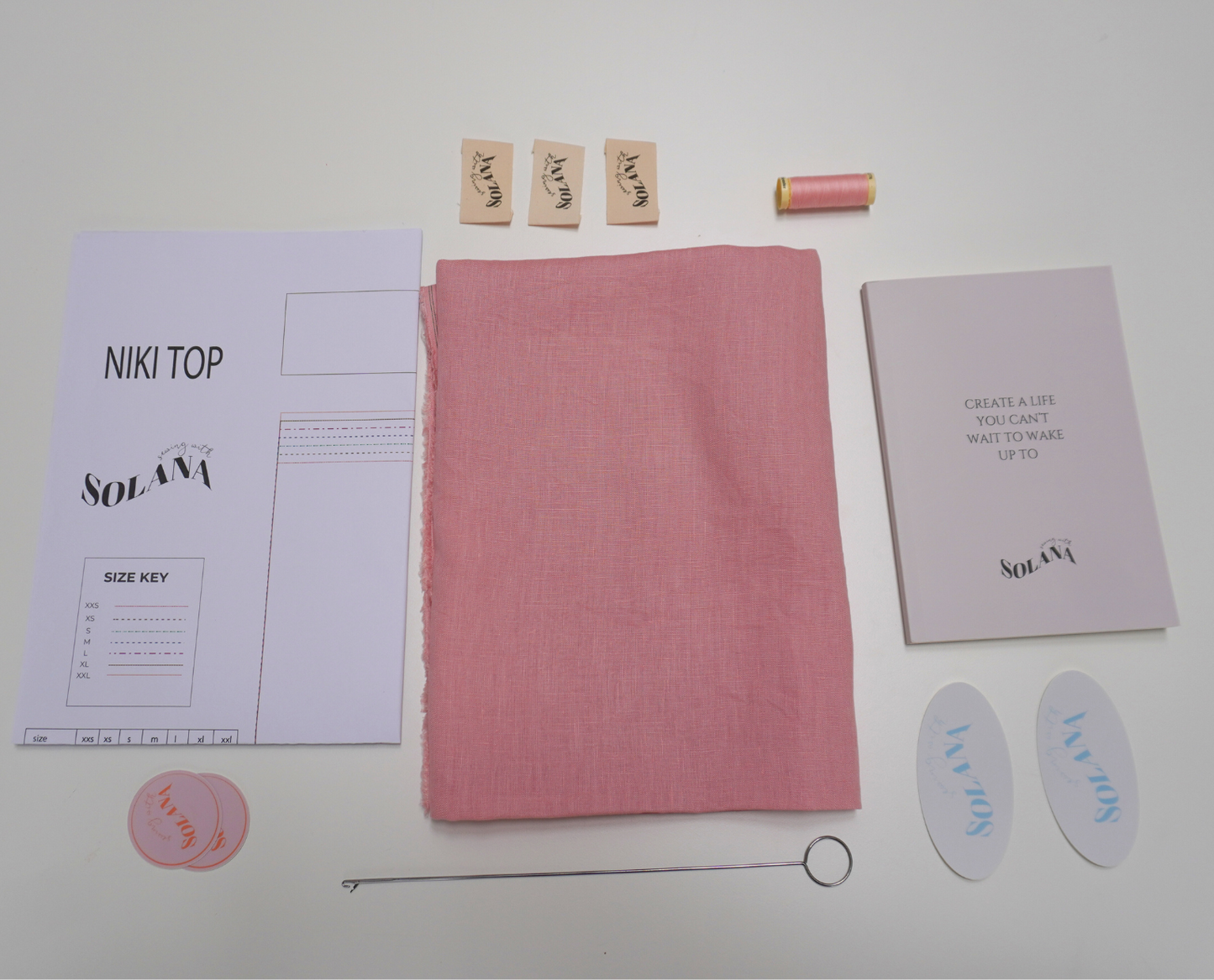 Niki Top Sewing Box - rose