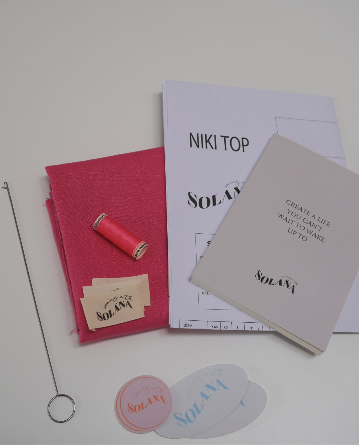 Niki Top Sewing Box - pink