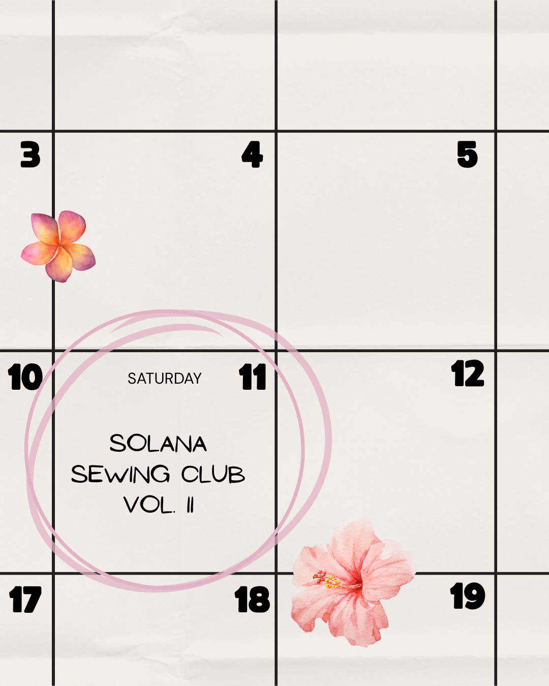 SOLANA SEWING CLUB - VOL II