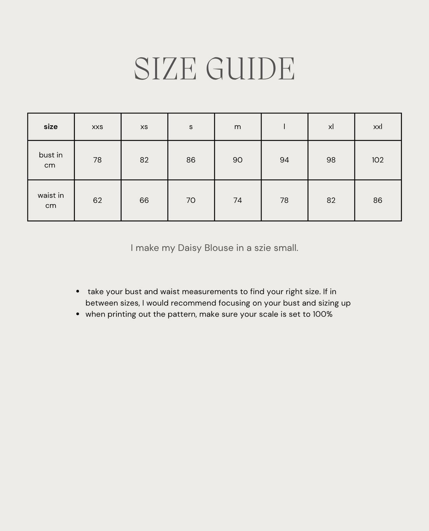 Daisy Blouse - Digital Sewing Pattern