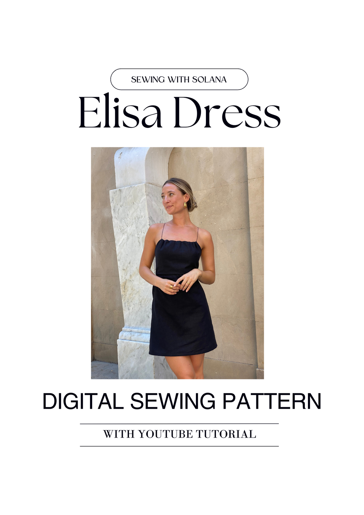 Elisa Dress - Digital Sewing Pattern – Sewing with Solana