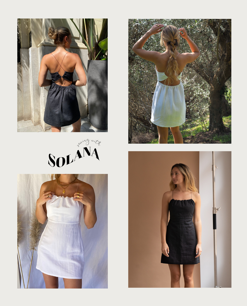 Elisa Dress - Digital Sewing Pattern – Sewing with Solana