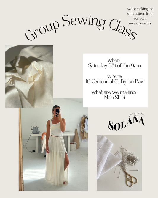 Maxi Skirt - Byron Bay Group Sewing Class