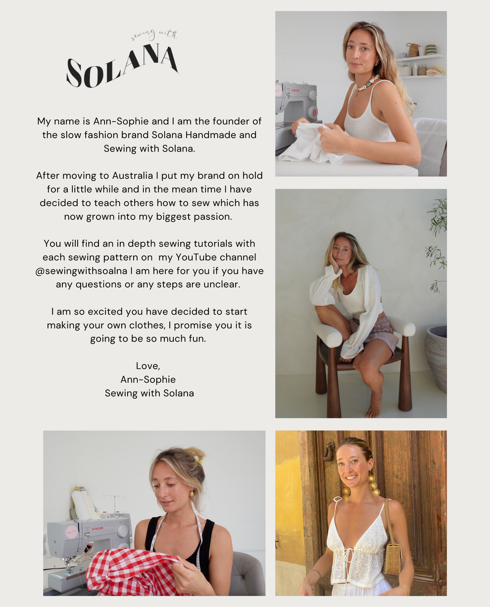 Scarf Top - Digital Sewing Pattern – Sewing with Solana
