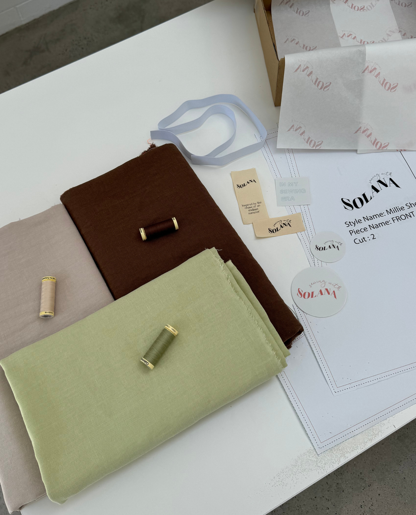 Millie Shorts Sewing Box