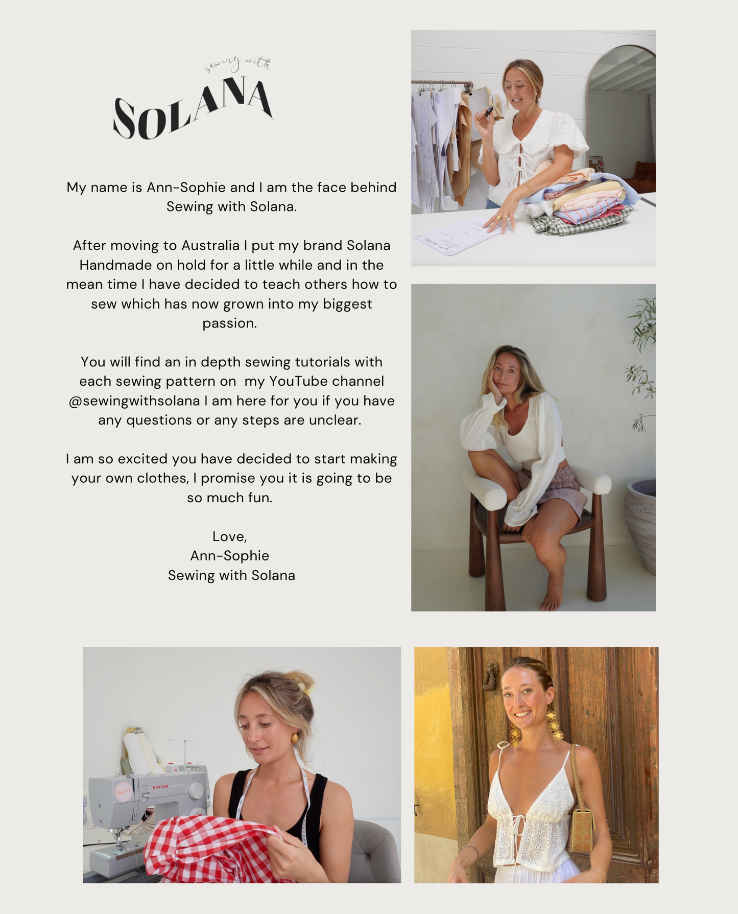 Izzy Dress - Digital Sewing Pattern