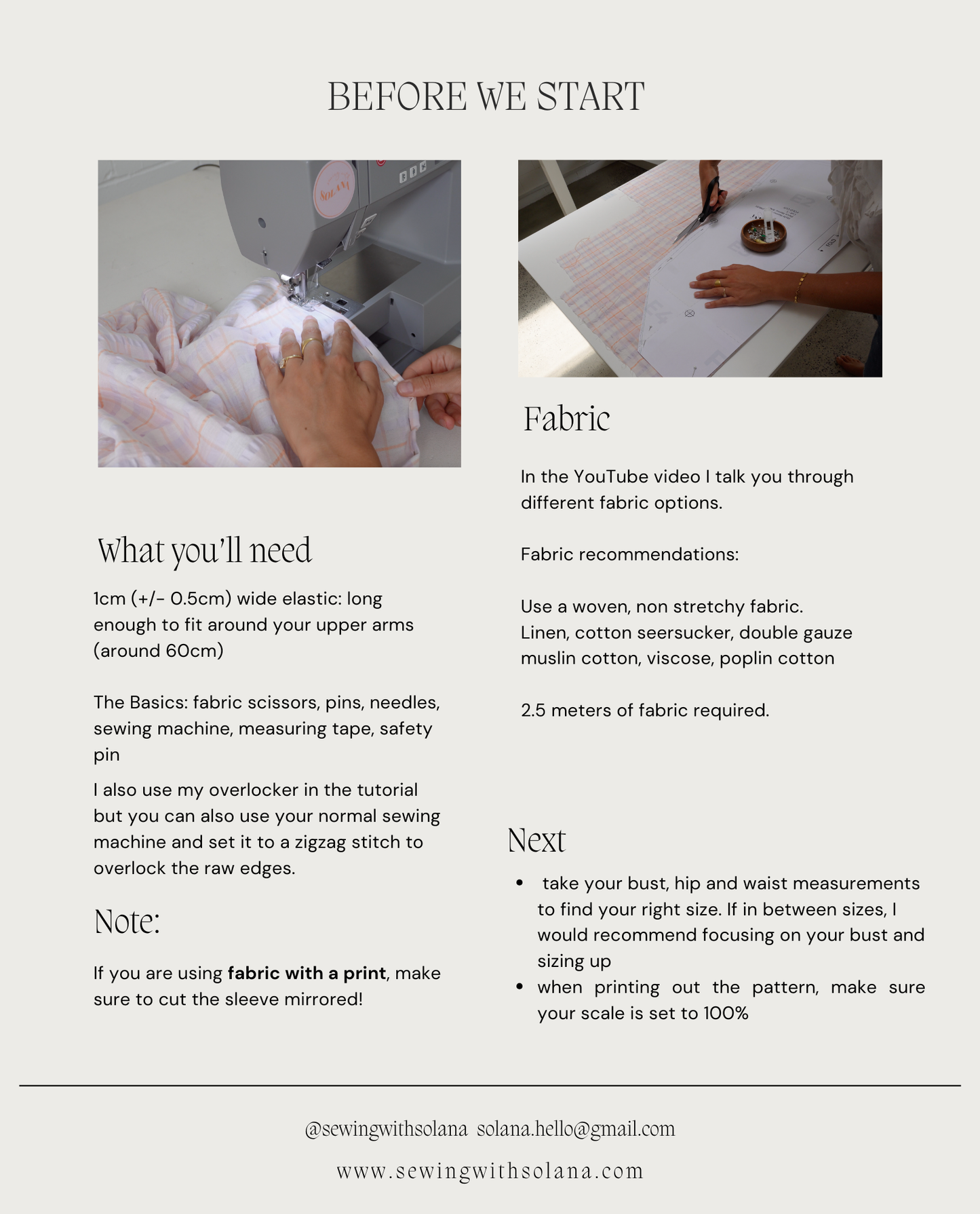 Maya Dress - Digital Sewing Pattern