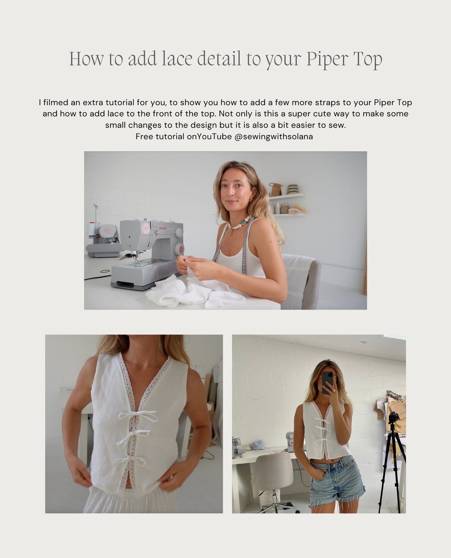 Piper Top - Digital Sewing Pattern