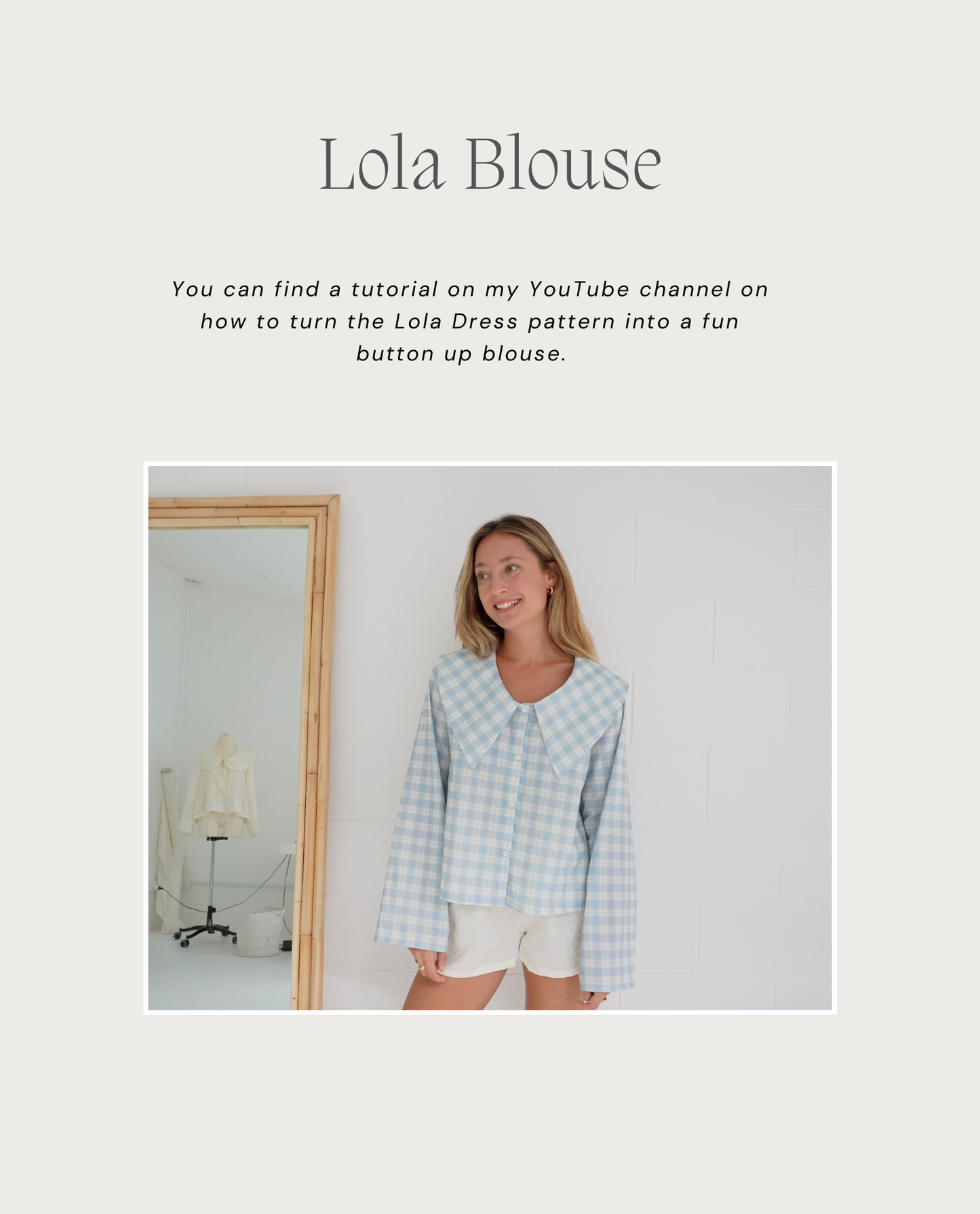 Lola Dress - Digital Sewing Pattern