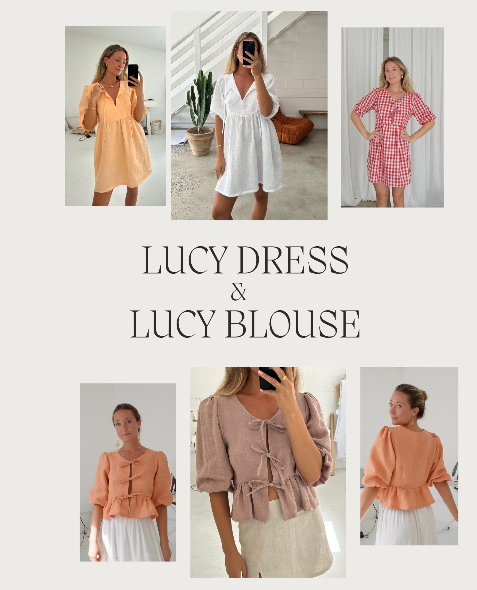 Lucy Dress & Blouse - Digital Sewing Pattern